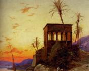 赫尔曼大卫索罗姆克罗迪 - The Kiosk Of Trajan Philae On The Nile